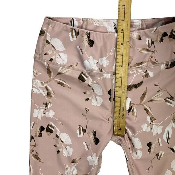 Anthropologie All Fenix Leggings Sz M Pink High Rise Active Sporty Yoga Pull On - Picture 9 of 14